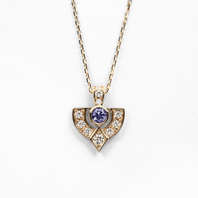 ART DECO Lavender Spinel Necklace - LARICH