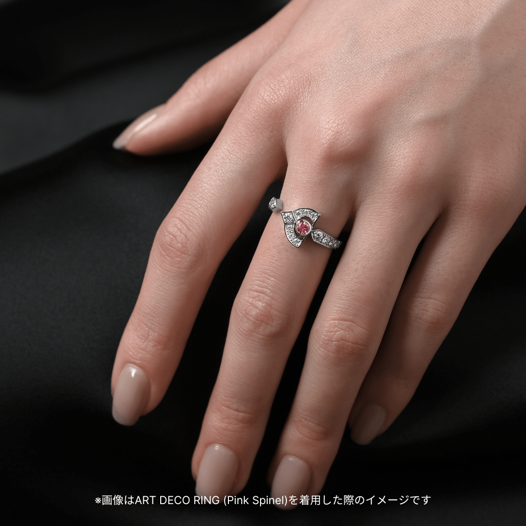 ART DECO Pink Spinel Ring - LARICH