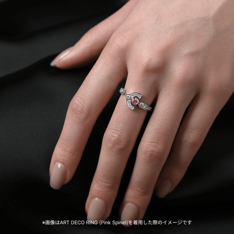 ART DECO Pink Spinel Ring - LARICH