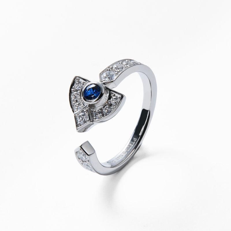 ART DECO Sapphire Ring - LARICH