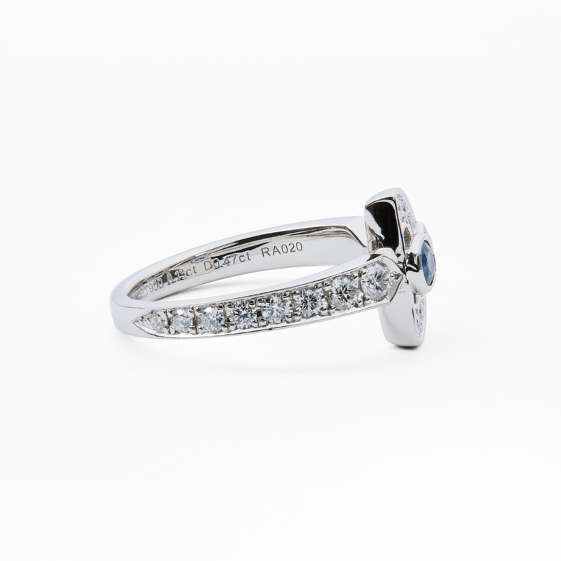 ART DECO Sapphire Ring - LARICH