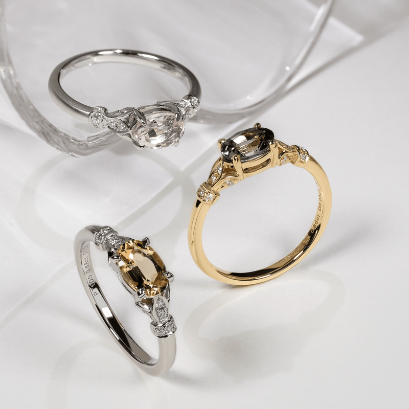 BIANCA Gray Spinel Ring - LARICH