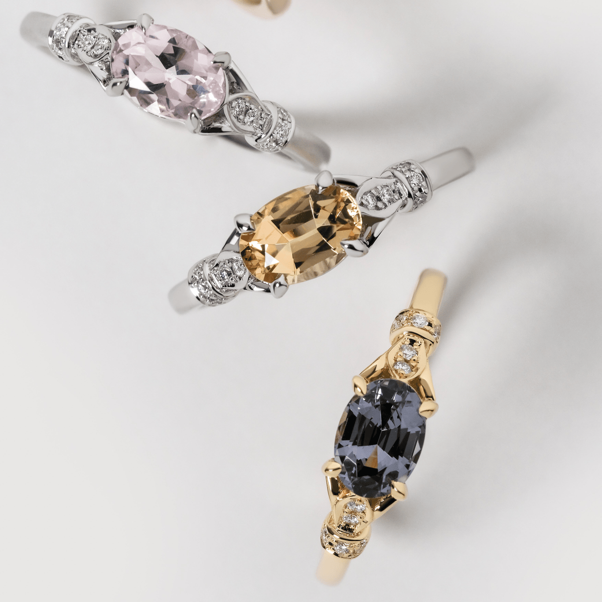 BIANCA Gray Spinel Ring - LARICH