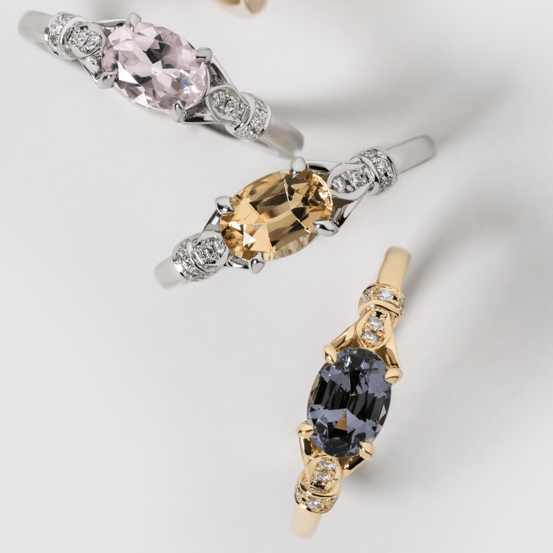 BIANCA Gray Spinel Ring - LARICH