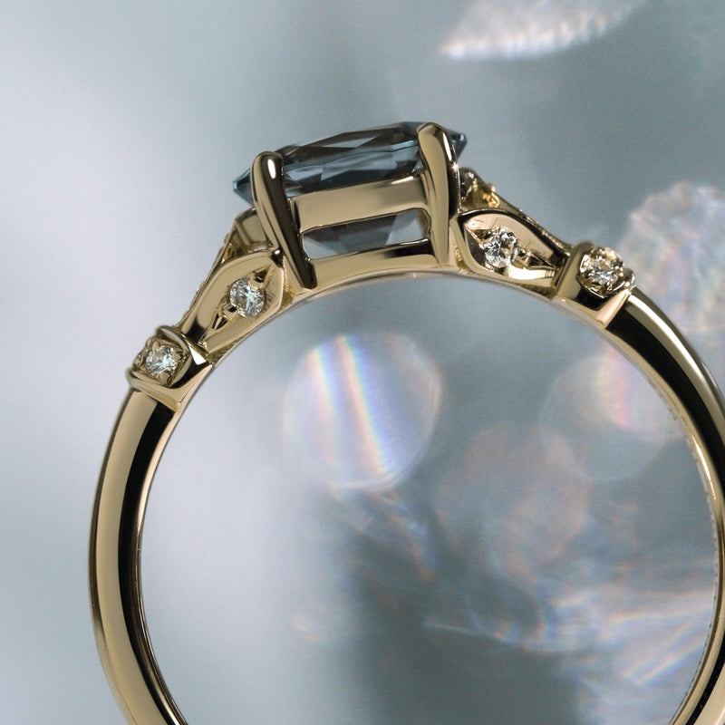 BIANCA Gray Spinel Ring - LARICH