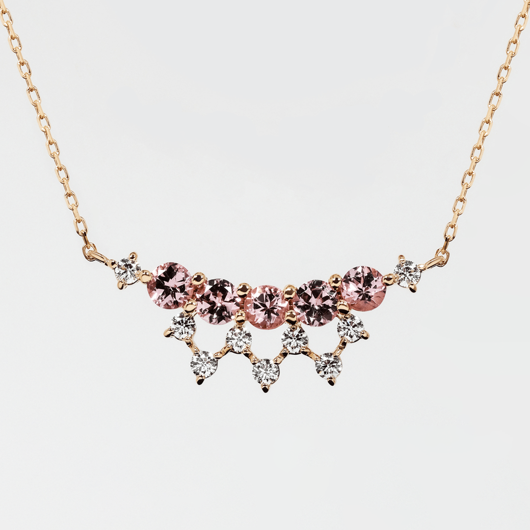 CINQ Malaya Garnet Necklace - LARICH