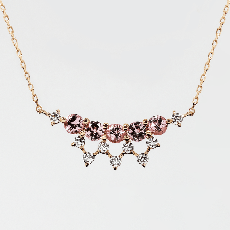 CINQ Malaya Garnet Necklace - LARICH