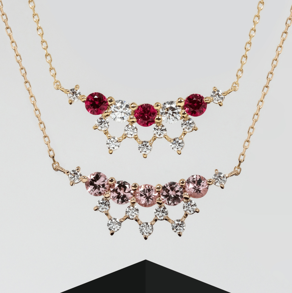 CINQ Malaya Garnet Necklace - LARICH