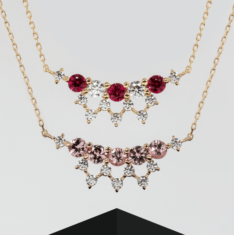 CINQ Malaya Garnet Necklace - LARICH