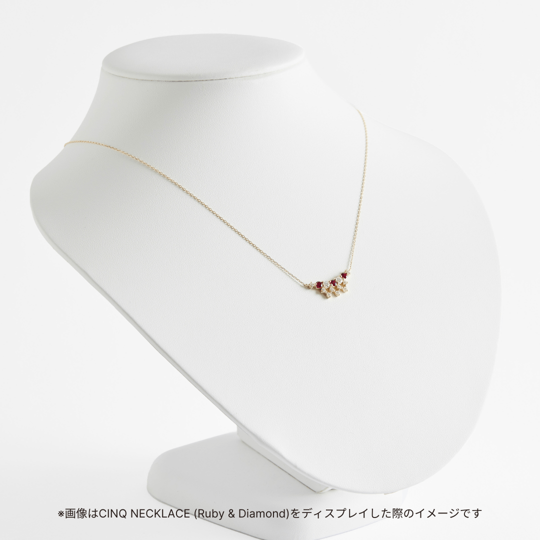 CINQ Malaya Garnet Necklace - LARICH