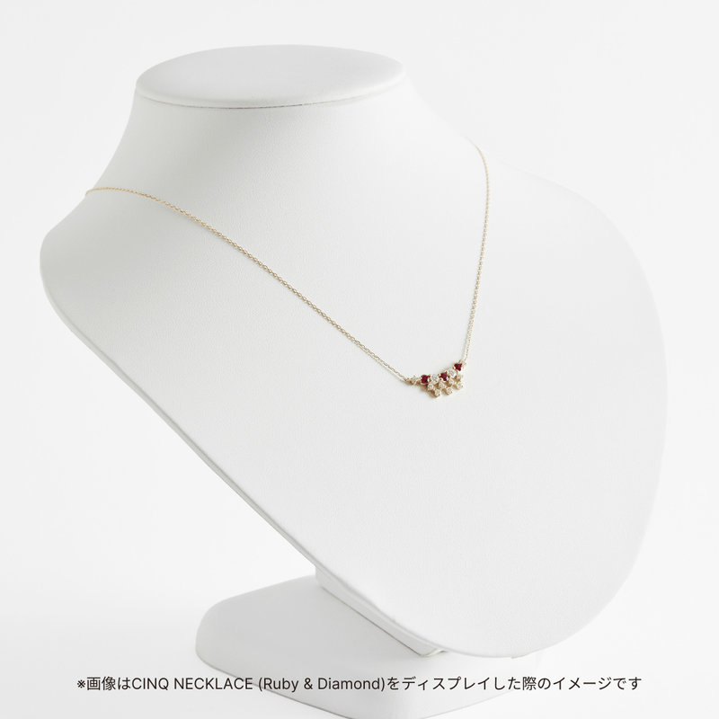 CINQ Malaya Garnet Necklace - LARICH
