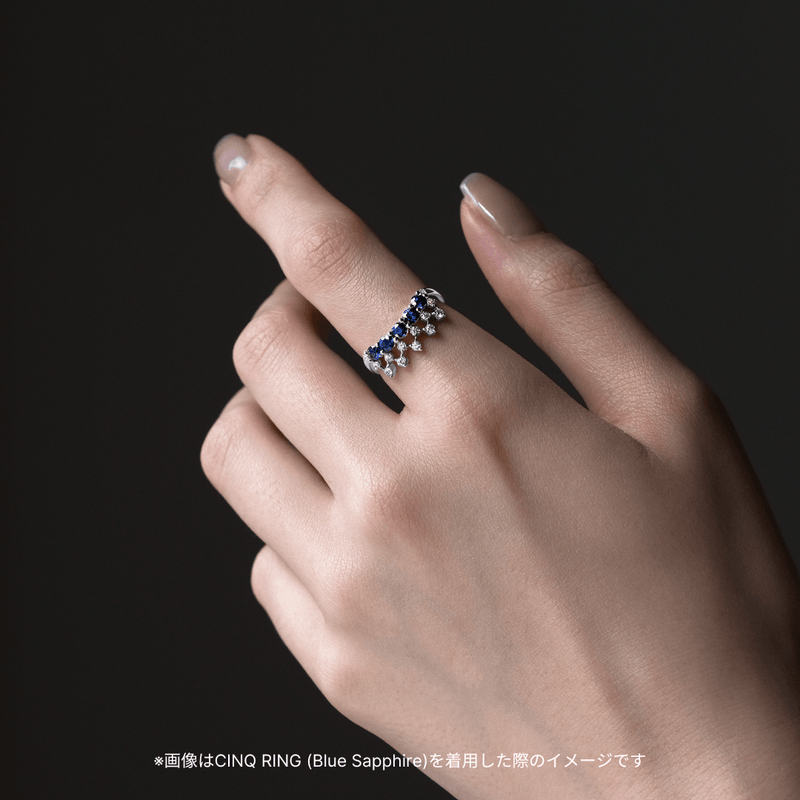 CINQ Malaya Garnet Ring - LARICH