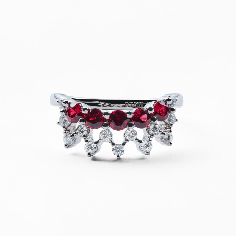 CINQ Ruby Ring - LARICH