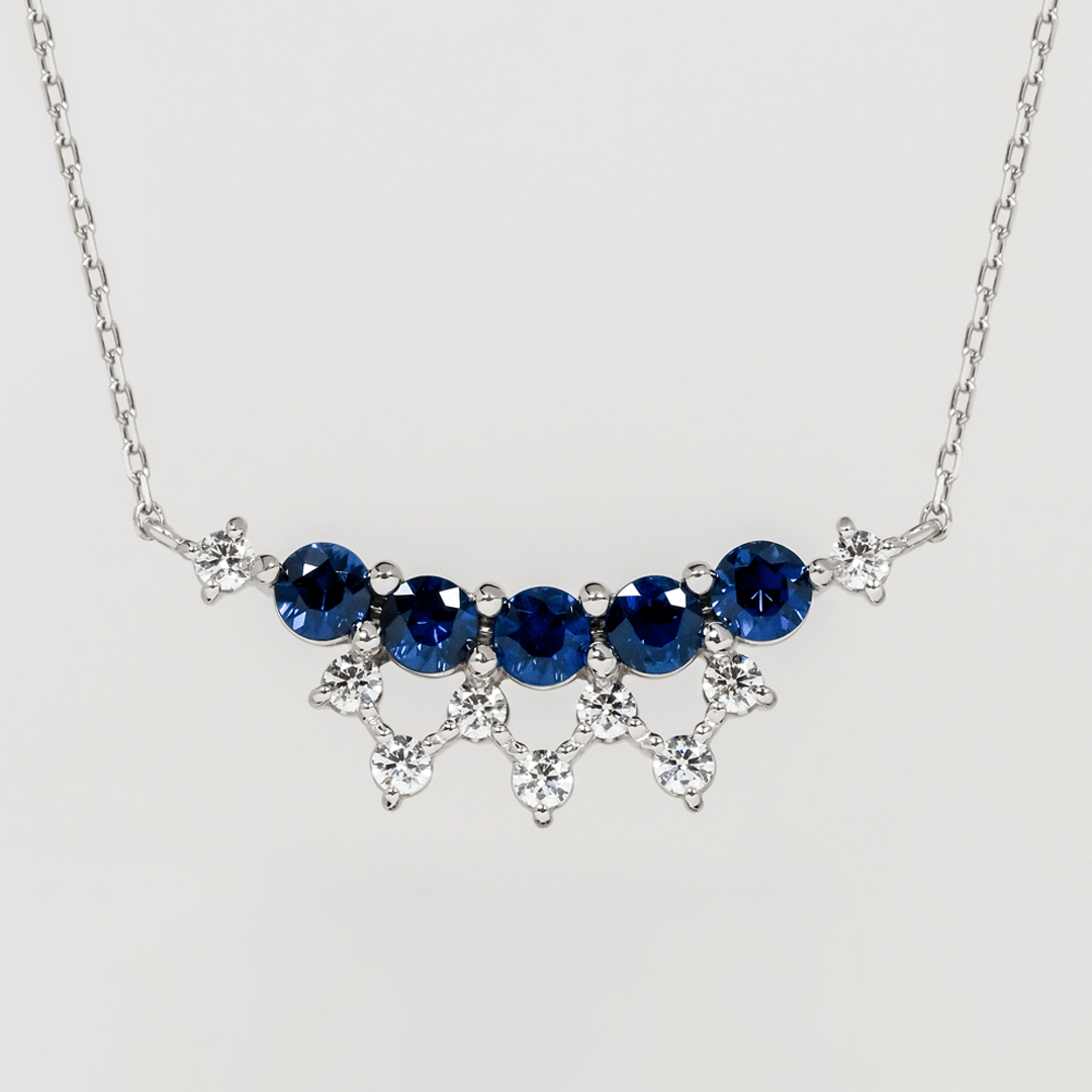 CINQ Sapphire Necklace - LARICH