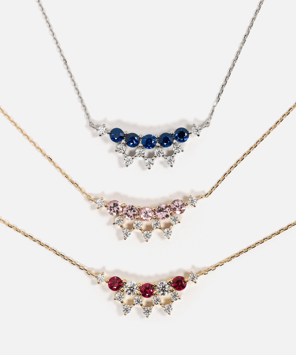 CINQ Sapphire Necklace - LARICH