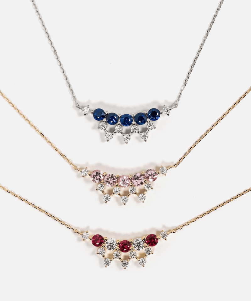 CINQ Sapphire Necklace - LARICH