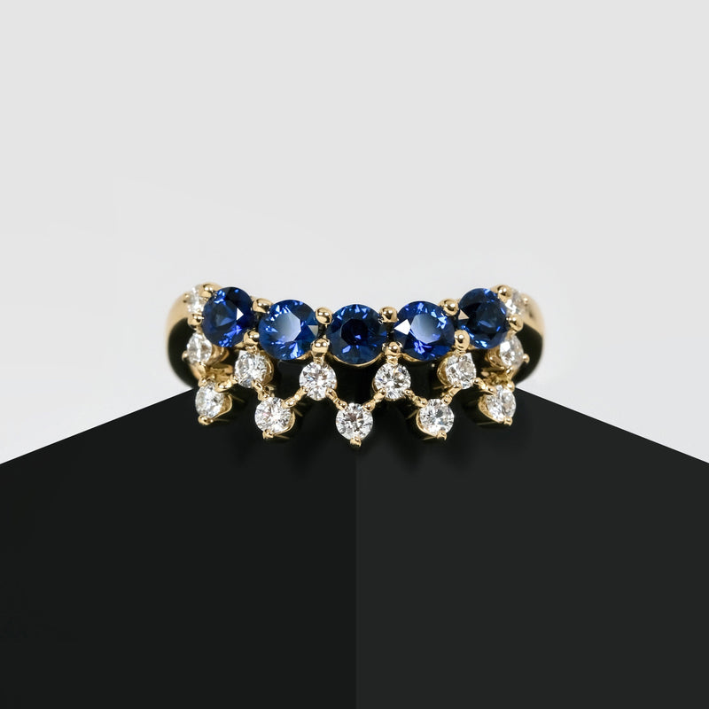 CINQ Sapphire Ring - LARICH